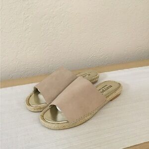 Anthropologie Maypol Suede Band Espadrille Slides size 39